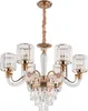 Chandeliers Chandelier 6 Lights K5 Modern Crystal For Dining Room Ceiling Pendant Lamp Living Bedroom Lighting Hall Balcony