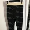 Pantaloni da donna con fettuccia a vita alta Leggings firmati di lusso Pantaloni casual con fondo puzzolente quotidiano