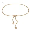 Cintos femininos cinto de metal cintura alta corrente de ouro liga rosa flor fivela pingente cintura senhoras cinto vestido chainbelt