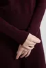 AS woman clothes knitting zipper collar tops and knitted skirt cover knee Autumnwinter collection 240113