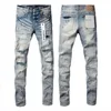 Lila Marke Jeans 2024 Frühling Designer Herren Denim Hosen Mode Hosen Gerade Design Retro Streetwear Casual Jogginghose Usa High Street 39bt