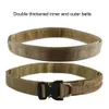 3.8 Double thickened Tactical belt upgraded nylon belt male fan outdoor belt