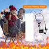 Bandanas vêtements coussin chauffant USB électrique chauffé étanche 3 niveaux extérieur thermique hiver gilet coussinets pour bricolage vêtements