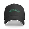 Bérets Mexique Football Casquettes de baseball Snapback Chapeaux de mode respirant décontracté en plein air pour hommes et femmes polychromatiques