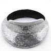 Basker paljetter Captain Hat Shimmering Mirrored for Disco House Cocktail Parties