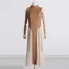 2024 NY Slutanläggning Terring Temperament Light Cooked Wind Dress Design Sensory Spirit Point midja Limaderande klänning klänning