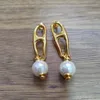 Fashion Brand Jewelry Earrings Spain Unode50 Hollowed Out Irregular Pearl Niche Design High-end
