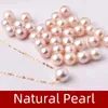 Necklaces Nymph Pearl Jewelry Set Gold Natural Freshwater Necklace Pendant Earrings Au750 Round Anniversary Gift for Women T418