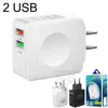 Adaptateur mural double USB pour téléphone et ordinateur portable, 3,1 a, EU/US/UK, adapté pour smartphone iphone Samsung