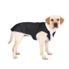 Cão animal de estimação terno cães roupas roupas de casamento smoking filhote de cachorro gravata macacão camisas usar roupa elegante inverno aniversário smoking vestuário 240113