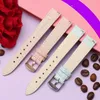 Watch Bands Soft Belt Band Accessories For Ladies Men Student 8mm 12mm 14mm 16mm 18mm 20mm Genuine Leather Strap With Tool