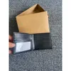 66551 skórzany krótki portfel unisex kobiety i męskie torebki folder