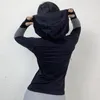 Yoga kläder hoodie kvinnor Lossa snabb torr t-shirt Gym toppar långärmad skjorta fitness topp sport slitage för jersey mujer