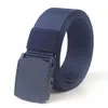 Ceinture en toile de nylon pour hommes, respirante et confortable, 3.8cm, boucle lisse personnalisée, bon marché, vente en gros, offre spéciale