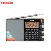 アクセサリーTecsun PL880ラジオフルバンドデジタルチューニングステレオショートウェーブハムラジオポルタティルAM FM LW/SW/MW/SSB HIGHEND、メタリックレシーバー