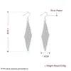 Dangle Küpe Moda 925 STERLING Gümüş Takı Şeklinde Kafes Tasarımı Brinco Damla Küpe Kadınlar Partisi Yüksek Kaliteli Hediyeler Toptan