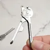 Zestaw wielofunkcyjny narzędzie do samobartego narzędzia narzędzia Portable Mini Knife Bottle Bottle Opener 8-w-1 łańcuch kluczy