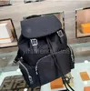 Mochila negra de diseñador, bolso escolar, bolso de nailon para estudiantes, bolso de hombro de viaje al aire libre, mochila para hombres y mujeres 01