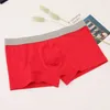 Unterhosen Herren Four Corner Pants Boxershorts Mittlere Taille Flacher Winkel Baumwolle Atmungsaktive Einfarbige Sportunterwäsche