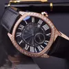 Men and women square automatic mechanical watch 42MM leather strap designer diamond watch sapphire waterproof men casual classic fashion watch Montre de Luxe watch