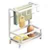 Kitchen Storage Clean Cloth Rack Multifunctional Faucet Household Wall Mounted Dishwash Sponge Towel Holder