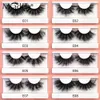 5d 8d mink fransar bulk grossist 22-25mm mink ögonfransar lådpaket makeup rörigt fluffiga falska ögonfransar boxpaket leveranser 240113