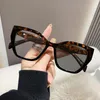 Zonnebrilmonturen Pochromic Anti Blue Leopard Cat Eye Optische Bril Vrouwen Vintage Clear Lens Brillen Frame Spektakel