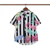 Designers Men's Casual Shirts Beach Shorts Mens Fashion Silk Shirt Hawaii Floral Print Bowling Shirt Blus ff Toppar män Kort ärm byxor Medusa klänningskjorta m-xxl