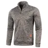 Zimowe męskie polar Grubszy sweter Płaszcz Half Zipper Turtleeck ciepłe pullover Jakość męskiej wełniane swetry 4xl 240113