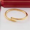 Designer bracelet gold diamond bracelet jewlery for women men bangle all diamonds stainless steel jewellery Not allergic fast color nails designer bracelets