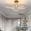 Nieuwe Scandinavische kroonluchter binnenverlichting moderne sfeer woonkamerlamp eetkamer slaapkamer ringlamp verlichting woondecoratie