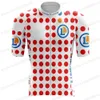 France TDF Leader Cycling Jersey Set Yellow Green White Polka Dot Clothing Road Bike Shirt Suit Bib Shorts Maillot 240113