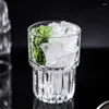 Wine Glasses 1Pcs Creative Cocktail Glass Transparent Whiskey Cup Home Office Milk Fruit Juice Coffee Mug Drinking Gifts