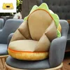 Kawaii плюшевая лапша быстрого приготовления, гамбургер, бургер, подушка, фаршированная жареная подушка, милый куриный наггетс, еда, плюшевая подушка для дивана 240113