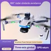 Yeni S135Pro Quadcopter İHA Drone: Çift WiFi Aforeal Fotoğraf Quadcopter, 3 eksenli gimbal, fırçasız motor, Radar Engel Kaçınma, LCD ekran, 780p kamera.