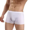 Underbyxor Boxare Boror Mens Shorts Ultratunn Sheer Underpant Underwear Accessories Andningsbara bekväma 2024 Fashion