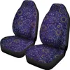 Car Seat Covers Indigo Blue Celestial Gold Suns Moons Stars