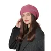 ベレットハット女性秋と冬の暖かい頭の周りの大きな頭の小さな袖のすべてのファッションベレー