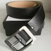 Fashion Stripe Pattern Big Buckle Men Designer Belts European Style G waistbands High Quality Real Leather Women Belt