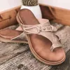 Slippers 2024 Zomer Vrouwen Mode Casual Comfortabele Ortics Correctie Open Teen Sandalen Platte Hak Slippers Strand Schoenen