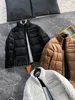 Vestes de créateurs pour hommes Veste de luxe Puffer Parka d'hiver Femmes Pit Stripe Corduroy Premium White Goose Down Col montant rembourré Down Jacket Épaississement Vêtements chauds