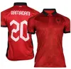 2023 Albania soccer jerseys EURO football Shirts HYSAJ SEFER LENJANI ABRASHI BAJRAMI UZUNI RAMADANI 23 24 Home Red Away White 3rd Black Football Shirts