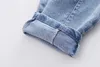 Spring Fall Kids Boys 'Clothes Baby Elastic Band Stretch Denim Trousers For Toddler Children Boy Clothing Outer Wear Jeans Byxor 240113