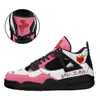 Chaussures personnalisées amoureux chaussures de basket-ball chaussures de bricolage de dessin animé de la Saint-Valentin chaussures décontractées rétro hommes femmes chaussures baskets d'extérieur rose rouge grande taille eur 36-49