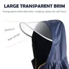 Imperméables Cyclisme Scooter Imperméable Moto Pluie Poncho À Capuche Vélo Cape Coupe-Vent Pour (Bleu Marine)