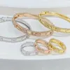 4/four Luxury Brand Clover Bracelet Fashion Charm Vans&Cleef Bracelet High Quality Stainless steel Diamond 18k rose Gold Designer Women's Jewelry Bracelet