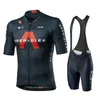 Ineos Grenadier Jersey Set Set Short Rękaw oddychający górski rower wyścigowy mundur mundury szorty letnie rowerowe ubranie rowerowe 240113