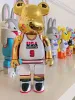 Новые 400% игрушки Bearbrick Фигурки Bearbricks Баскетбольная звезда США # 23 Материал ПВХ Пластиковый плюшевый мишка Мультфильм Аниме 28 см Подарочная кукла Игрушки Medicom