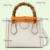 Designer Shopping 2023 Diana Sacs Bambou Top Qualité Véritable Sac En Cuir Femmes Hommes Fourre-Tout Bandoulière Mode Shoppingbag Portefeuille Poches De Carte Sac