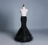 Whole Mermaid Crinoline Petticoats Plus Size Sexy Black Bridal Hoop Skirt High Quality Ruffle Wedding Accessories8973884